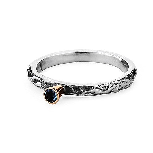 Slim Aquamarine Treasure Ring