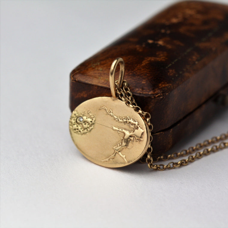 Rose Gold Diamond Fairy Necklace