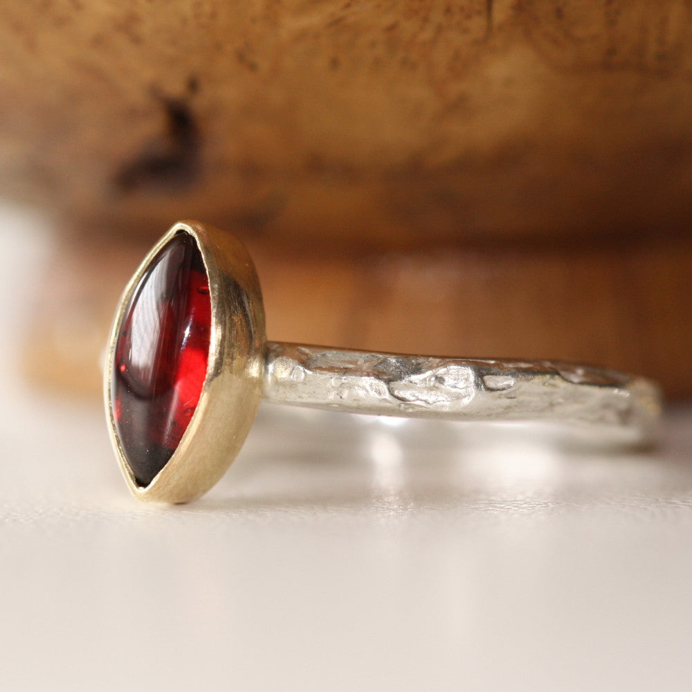 Marquise Garnet Treasure Ring
