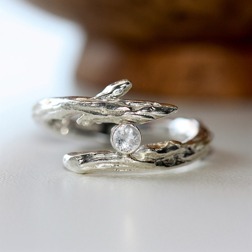 Topaz Twig Ring